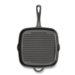 Blokker Forte grillpan - 25x25cm - gietijzer - zwart