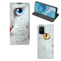 OnePlus 8T Hoesje maken Witte Kat