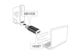 Delock USB 2.0 Adapter [1x USB-C stekker - 1x Micro-USB 2.0 B bus] 65678 0.00 m