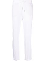 Fabiana Filippi drawstring straight-leg trousers - Blanc