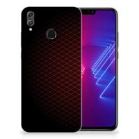Honor 8X TPU bumper Geruit Rood