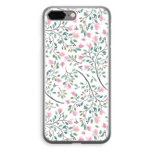 Sierlijke bloemen: iPhone 8 Plus Transparant Hoesje