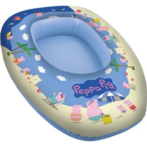 Waterspeelgoed Peppa Big/Pig opblaasboot 80 x 54 cm voor jongens/meisjes/kinderen   -