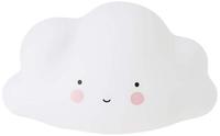 A little lovely company Nachtlampje LED-lamp Wolke Cloud - kunststof, wit