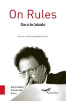On Rules - Gherardo Colombo - eBook (9789048531752)