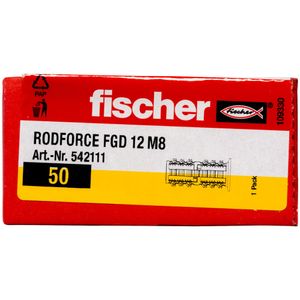 Fischer 542111 schroefanker & muurplug 50 stuk(s) 35 mm