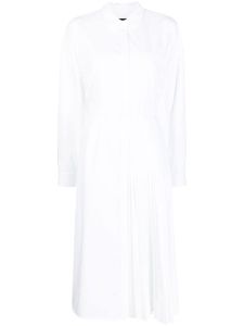 Juun.J robe-chemise à taille ceinturée - Blanc