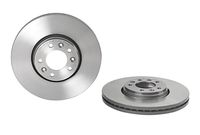 Remschijf COATED DISC LINE BREMBO, Remschijftype: Binnen geventileerd, u.a. für Fiat, Citroën, Peugeot, Toyota - thumbnail