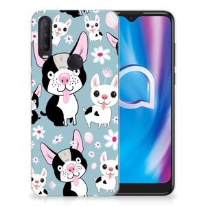 Alcatel 1S (2020) TPU Hoesje Hondjes