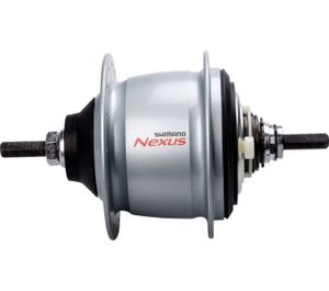 Shimano Versnellingsnaaf Nexus 8 SG-C6001 voor rollerbrakes / velgrem 36 gaats zilver