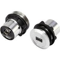 TRU Components Micro USB-inbouwbus 2.0 bus, inbouw Micro USB-01 Micro USB-aansluiting op Micro USB