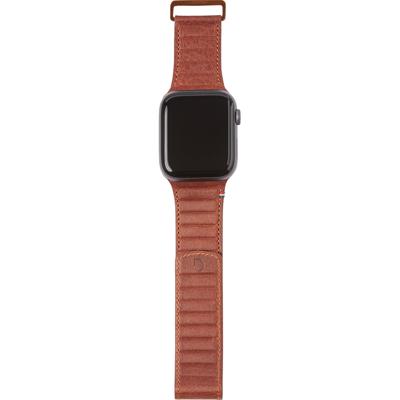 Decoded Apple Watch 42/44/45 mm Leren Bandje Bruin