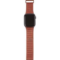 Decoded Apple Watch 42/44/45 mm Leren Bandje Bruin