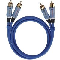 OEHLBACH BEAT! Analogue Stereo Interconnect 2m audio kabel 2 x RCA Blauw - thumbnail