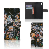 Sony Xperia XA Ultra Telefoonhoesje met foto Badges