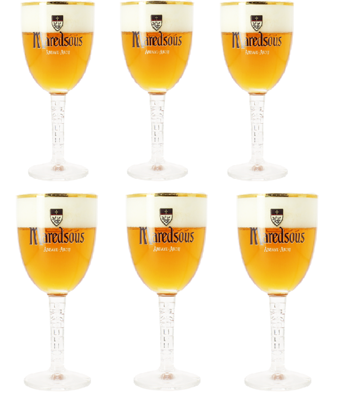 Maredsous Bierglas 250 ml - 6 Stuks