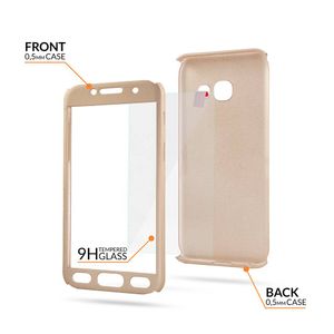 Samsung S9 Full Body 360 Super Thin Case Cover Hoesje Goud