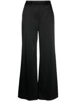 Forte Forte pantalon évasé à taille mi-haute - Noir