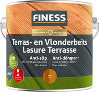 finess terras- en vlonderbeits anti-slip teak 2.5 ltr