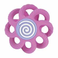 Nuby bijtbal inklapbaar 10,8 x 9,4 cm siliconen