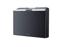 Joseph Joseph Folio 4-delige kleurgecodeerde snijplankenset, met etui voor georganiseerd opbergen in de keuken - groot, blauw/zwart