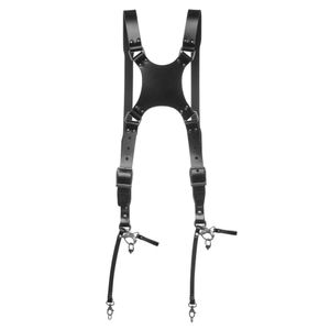 The Hantler Dual camera harness zwart / Bullet, Large OUTLET