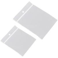 200x Plastic zakjes met gripsluiting 40 x 40 mm en 55 x 65 mm   -