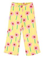 Stella McCartney Kids pantalon ample à fleurs - Jaune