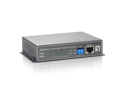 LevelOne FSW-0513 netwerk-switch Fast Ethernet (10/100) Zwart, Grijs Power over Ethernet (PoE)