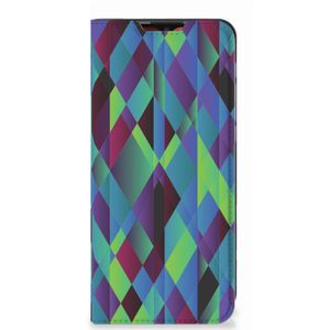 Motorola Moto E7 Power | E7i Power Stand Case Abstract Green Blue