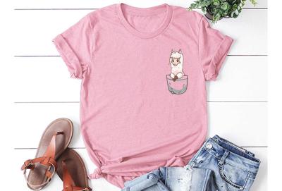 Alpaca dames T-shirt nu in de sale! Alpaca dames T-shirt nu in de sale!