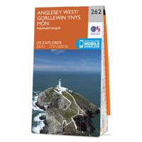 Wandelkaart - Topografische kaart 262 OS Explorer Map Anglesey West | - thumbnail