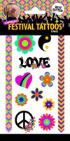 Funny Products neptattoos Festival junior papier 12 stuks