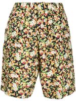 Marni bermuda à fleurs - Noir