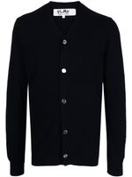 Comme Des Garçons Play x Invader cardigan à motif cœur - Bleu - thumbnail