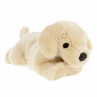 Keel Toys Knuffeldier Puppy Labrador hond - zachte pluche stof - premium knuffels - beige - 35 cm