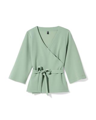 HEMA Dames Wikkelvest Elly Lichtgroen (lichtgroen)