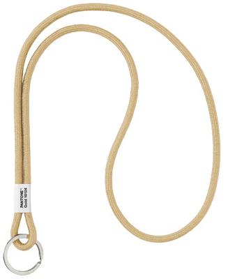 Pantone sleutelhanger 48 cm nylon goud Pantone sleutelhanger 48 cm nylon goud