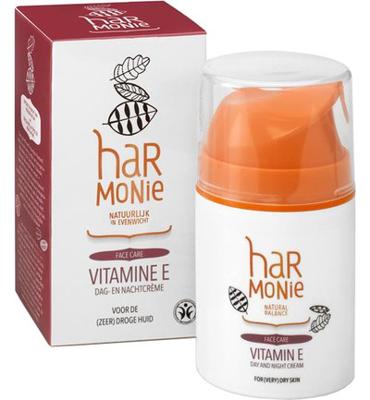 Harmonie Harmonie Vitamine E Creme Dag/nacht (50ml) Harmonie Harmonie Vitamine E Creme Dag/nacht (50ml)