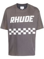 RHUDE t-shirt 'On The Road' en coton - Gris - thumbnail