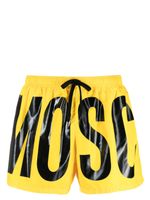 Moschino short de bain à logo imprimé - Jaune