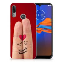 Motorola Moto E6 Plus Silicone Back Cover Liefde - Origineel Romantisch Cadeau - thumbnail