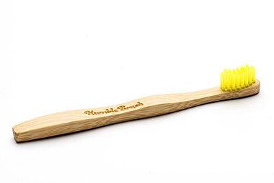 Humble Brush Tandenborstel Bamboe Kids Geel Brush Soft (1st) Humble Brush Tandenborstel Bamboe Kids Geel Brush Soft (1st)