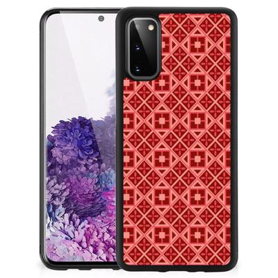 Samsung Galaxy S20 Bumper Case Batik Rood