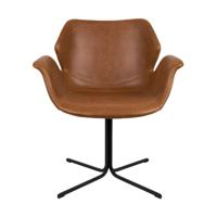 Zuiver Nikki armstoel brown