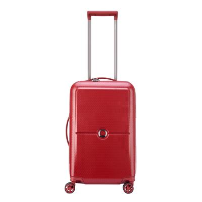 Delsey Turenne 4 Wheel Trolley 55 rouge Harde Koffer
