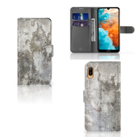 Huawei Y6 (2019) Bookcase Beton Print - thumbnail