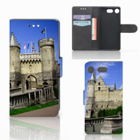 Sony Xperia XZ1 Compact Flip Cover Kasteel