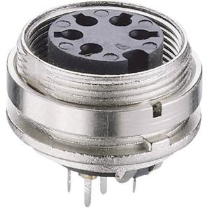 Lumberg KGR 50/6 DIN-connector Bus, inbouw verticaal Aantal polen: 5 Zilver 1 stuk(s)