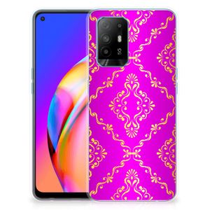 Siliconen Hoesje OPPO A94 5G | Reno5 Z Barok Roze